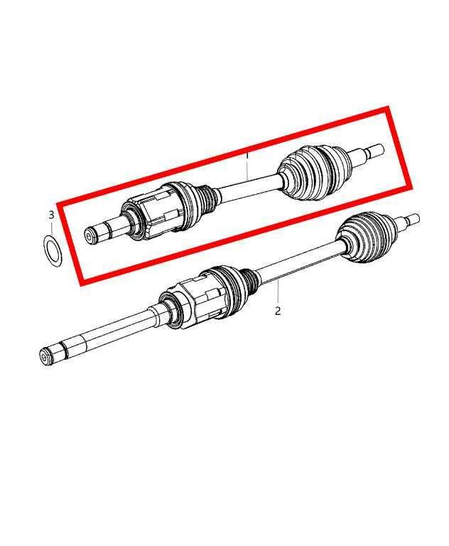 2011-2025 Dodge Durango SXT AWD Front Left Driver Side CV Axle Drive Half Shaft1