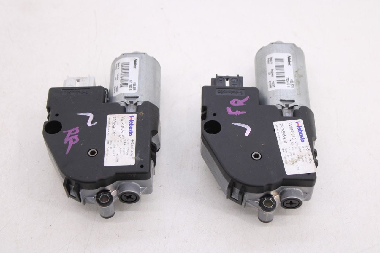 2011-18 Porsche Cayenne S Front and Rear Roof Power Sliding Glass Motor Set of 20