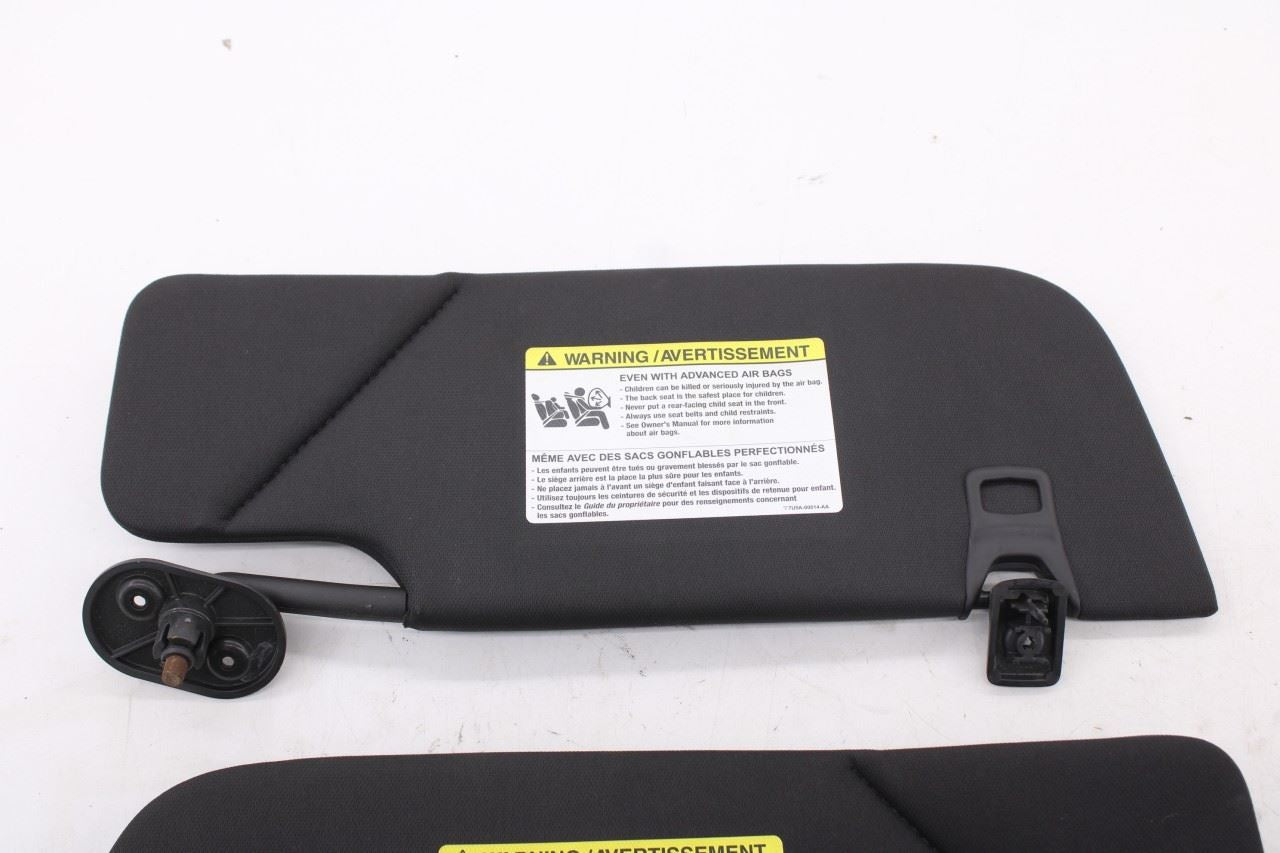 10-11 Ford Mustang Premium Conv V6 Front RH and LH Side Sun Visor Set w/ Mirror - Alshned Auto Parts