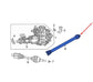 2019-2024 Ram 1500 Big Horn New Body 5.7L 4WD Front Drive Shaft 68259561AA OEM - Alshned Auto Parts