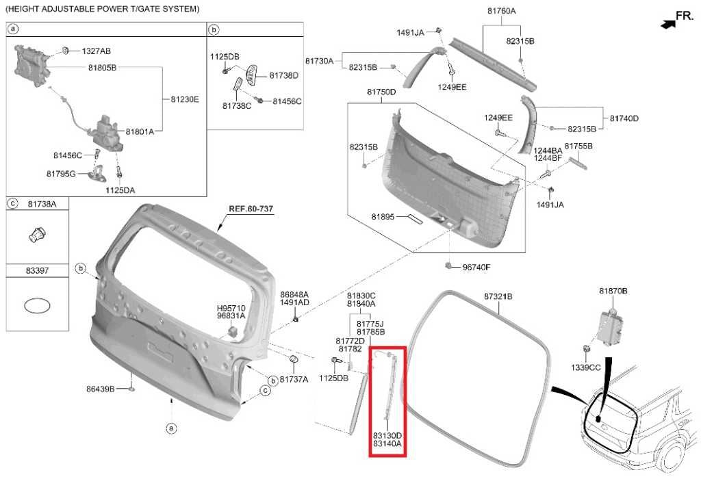 20-26 Hyundai Palisade Limited AWD Rear RH and LH Liftgate Anti Pinch Sensor Set - Alshned Auto Parts