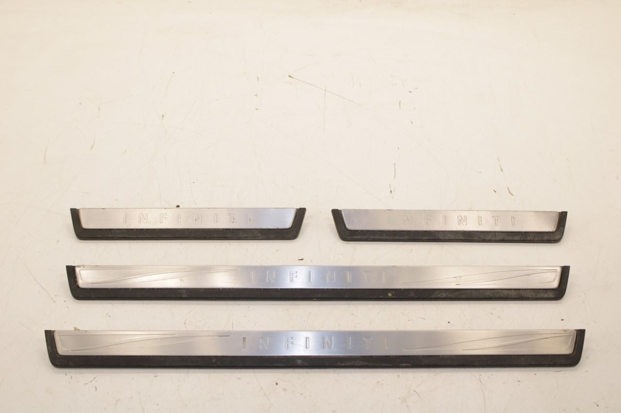 17-20 Infiniti QX60 Pure FR and RR RH and LH Door Sill Scuff Kick Plate Set of 4 - Alshned Auto Parts