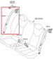 2011-17 Hyundai Veloster Turbo 1.6L Rear Right Side 2nd Row Seat Belt Retractor - Alshned Auto Parts