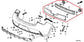 2019-22 Acura ILX Tech A-Spec Rear Bumper Reinforcement Bar 71530-TX6-A00 *ReaD*1