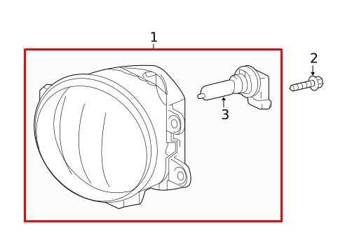 2015-2020 Toyota Tacoma Limited Front Left Driver Side Fog Light Lamp w/ Cover - Alshned Auto Parts