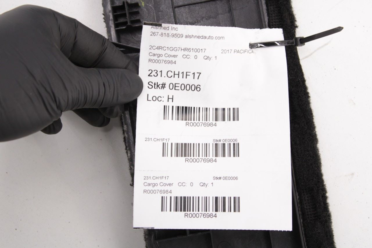 17-20 Chrysler Pacifica Limited 3.6L Rear Load Cargo Tray Floor Trim Cover Panel - Alshned Auto Parts