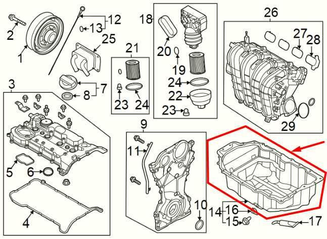 2022-2025 Hyundai Tucson SEL 2.5L Engine Motor Oil Pan 48K 21510-2S200 OEM - Alshned Auto Parts