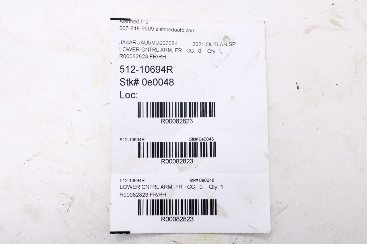 2017-25 Mitsubishi Outlander Sport SE 4x4 Front Right Lower Control Arm 4013A4449