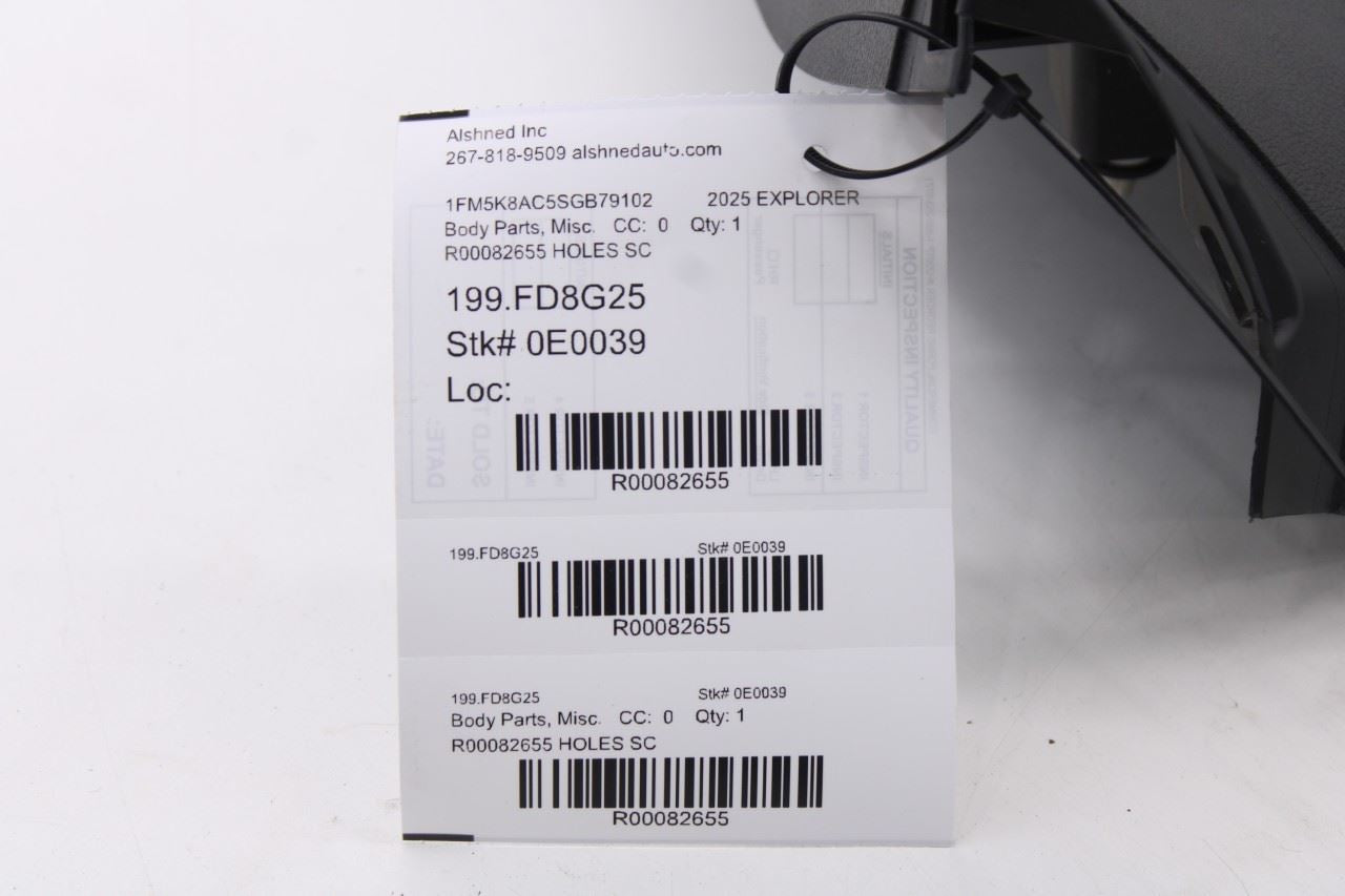 25-26 Ford Explorer Interceptor Rear Liftgate Interior Lower Center Panel *ReaD* - Alshned Auto Parts