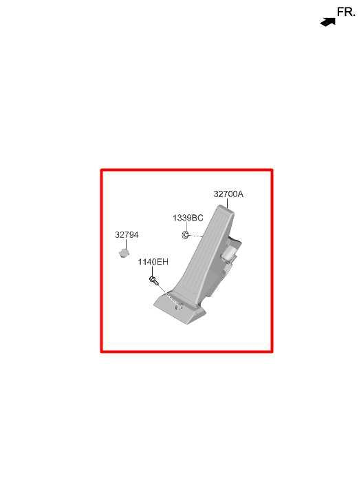 22-23 Hyundai Tucson SEL 2.5L Accelerator Throttle Gas Pedal Sensor 32700-N9100 - Alshned Auto Parts