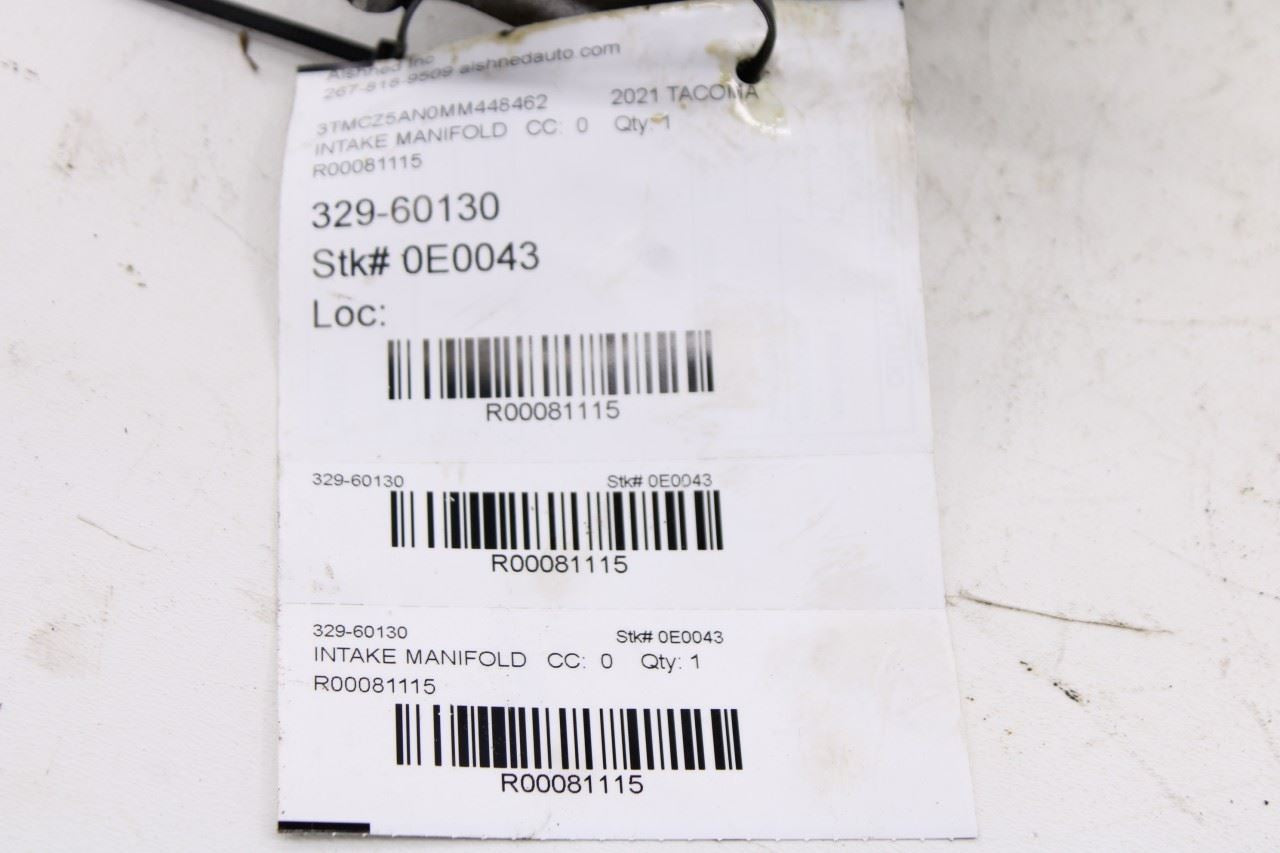 2016-23 Toyota Tacoma SR5 Double Cab 3.5L 4WD Engine Motor Intake Lower Manifold13