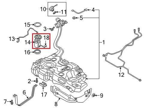 2022-2024 Volkswagen Jetta SE 1.5L In Tank Fuel Pump Assembly 5QM-919-051-H OEM1