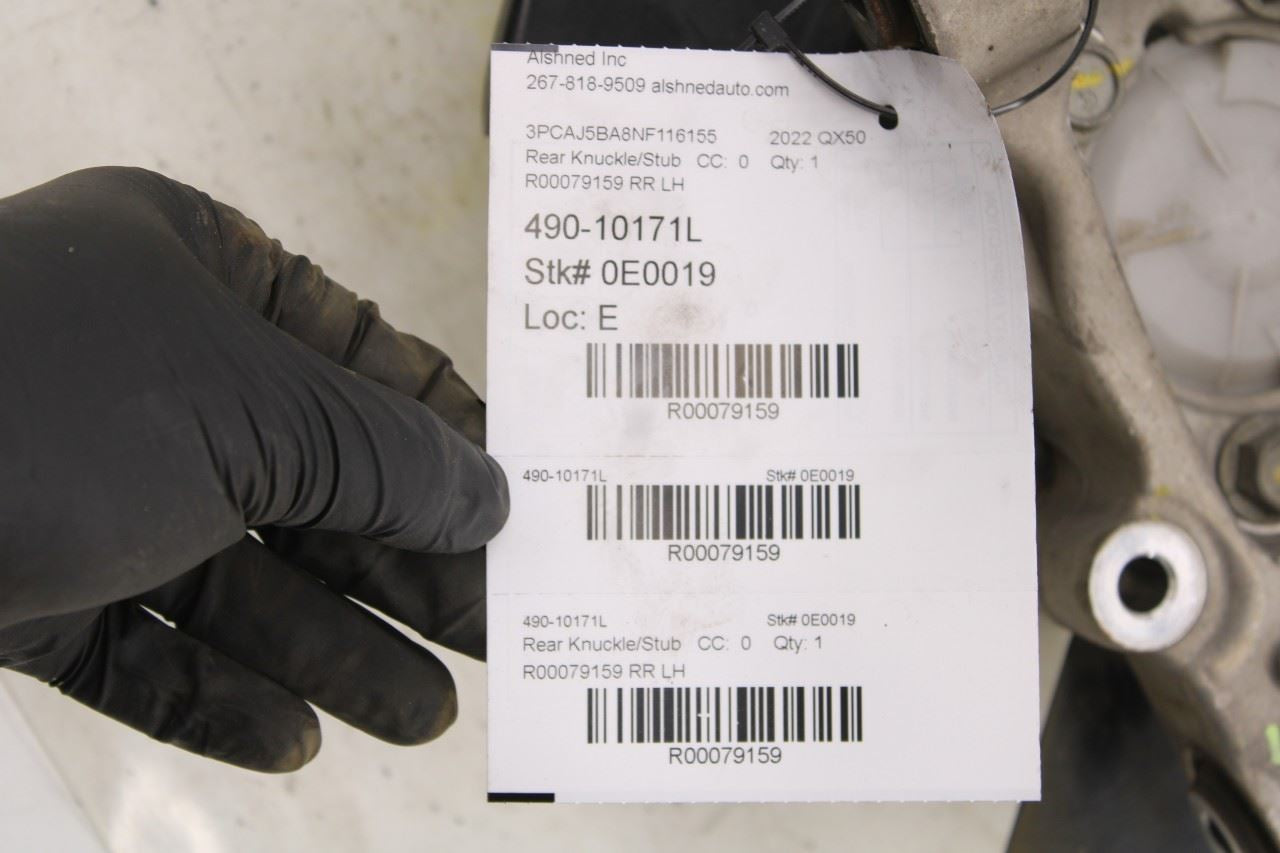 2019-2025 Infiniti QX50 LUXE Rear Left Side Spindle Knuckle Hub 43019-5NA0A - Alshned Auto Parts