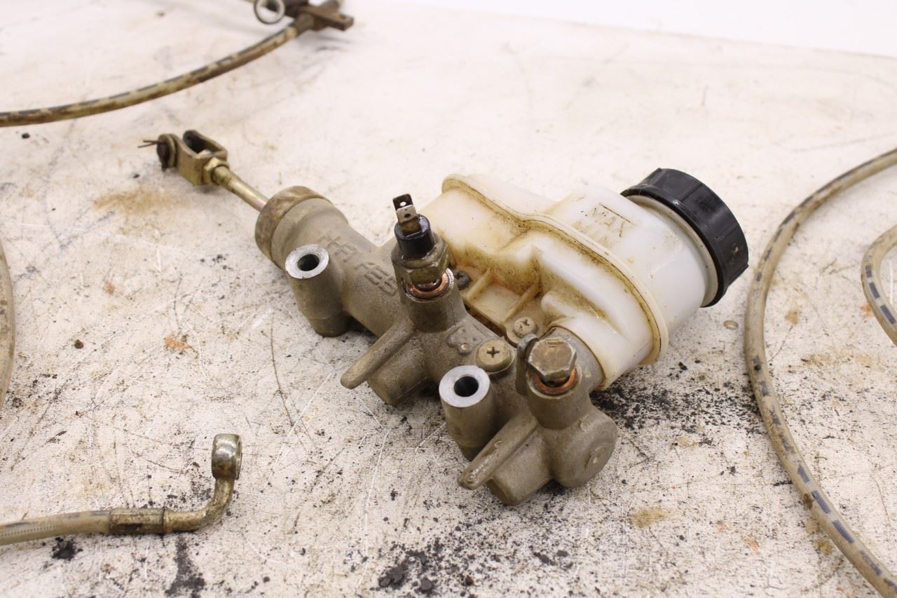 14-20 Arctic Cat Wildcat Trail 700 Brake Master Cylinder w/ Brake Cable Line Set - Alshned Auto Parts