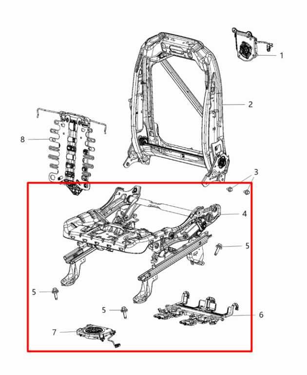 2017-20 Chrysler Pacifica Limited Front Driver Left Side Seat Lower Track Frame - Alshned Auto Parts