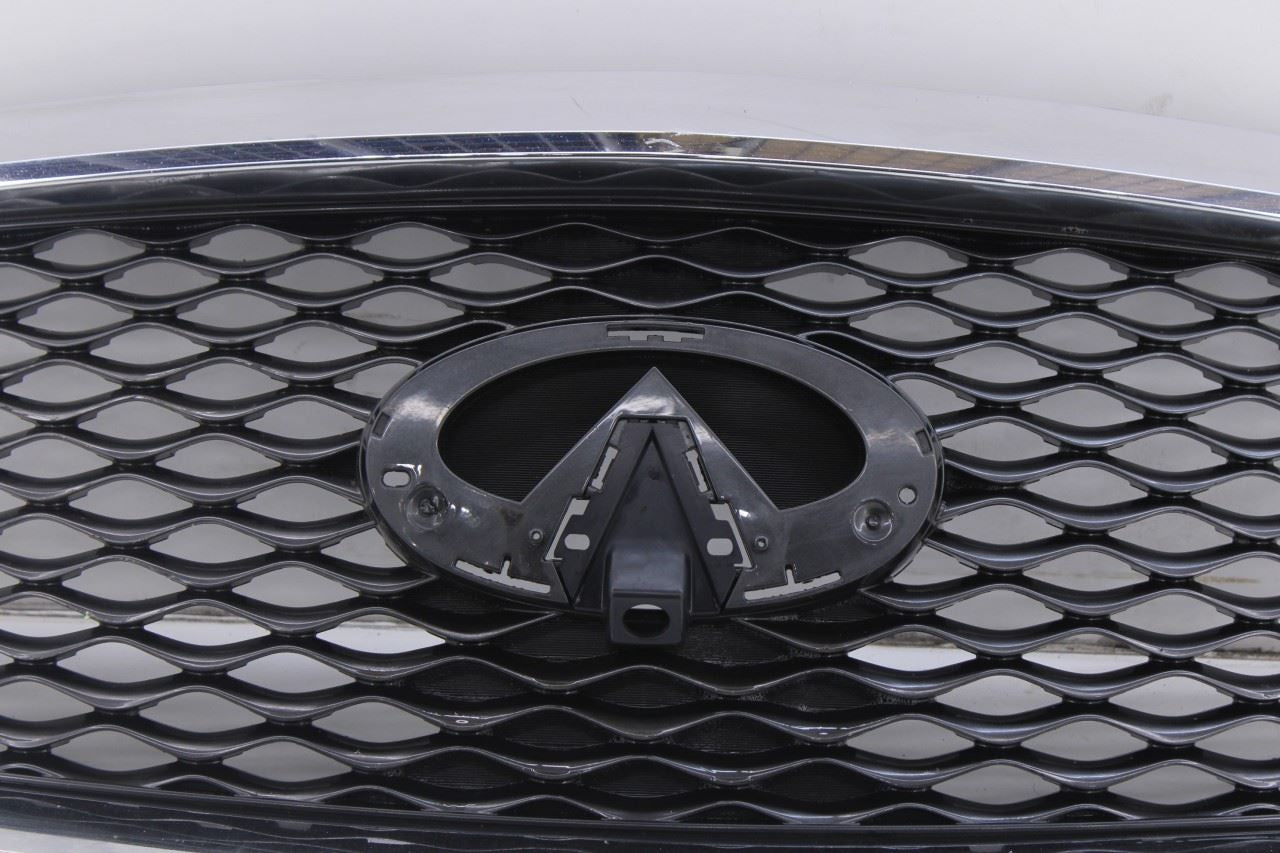 16-20 Infiniti QX60 Front Bumper Upper Radiator Grille w/ Camera Hole 623109NC0B3