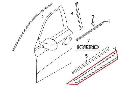 16-20 Infiniti QX60 Pure Front Left Side Door Exterior Lower Molding 80877-9NB0A - Alshned Auto Parts