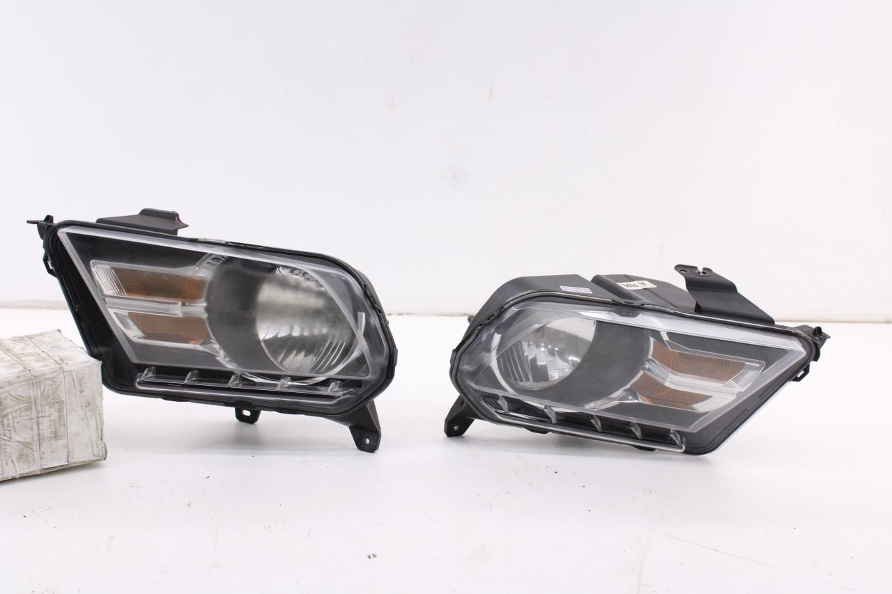 2010-13 Ford Mustang Premium Conv V6 Front Right Left Headlight Lamp Set *ReaD*0