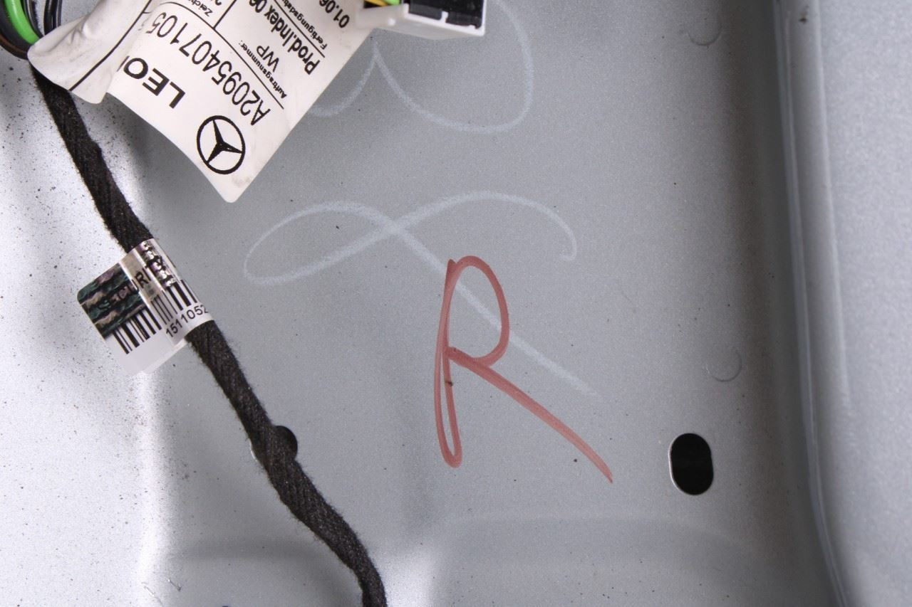 2006-2009 Mercedes-Benz CLK 350 2Dr Front Right Door Shell Panel 2097200205 OEM - Alshned Auto Parts