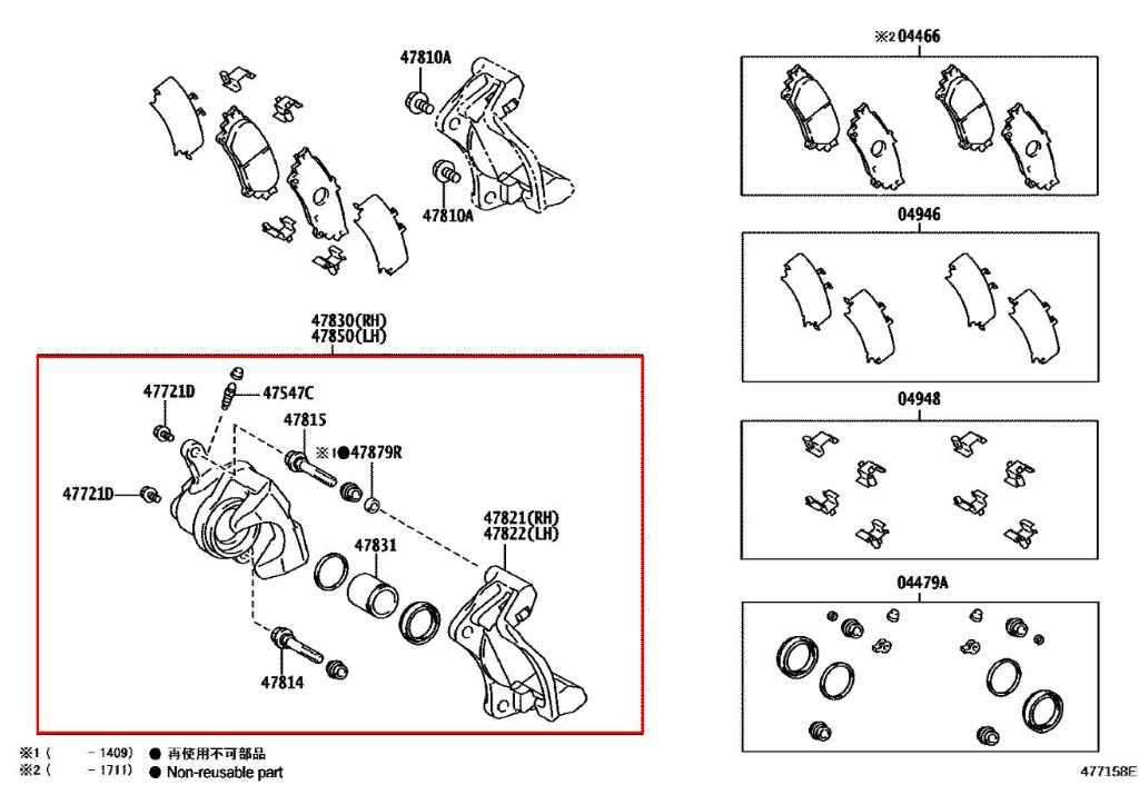 14-20 Toyota Sienna LE Rear Right Passenger Side Brake Disc Caliper 47830-0E070 - Alshned Auto Parts