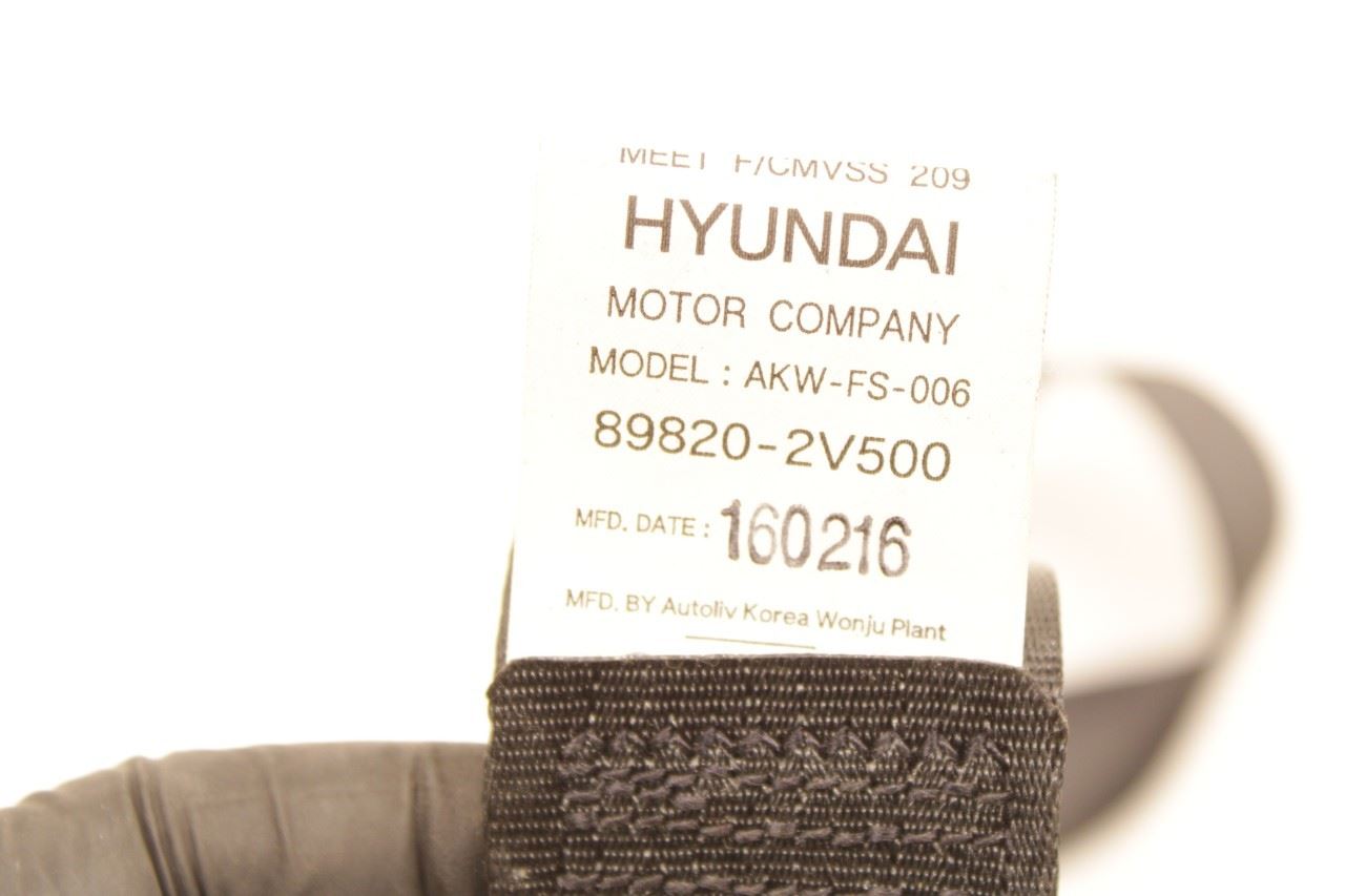 2011-17 Hyundai Veloster Turbo 1.6L Rear Right Side 2nd Row Seat Belt Retractor - Alshned Auto Parts