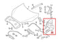 20-25 Infiniti QX50 Luxe Front RH Pedestrian Safety Pop-Up Active Hood Actuator - Alshned Auto Parts