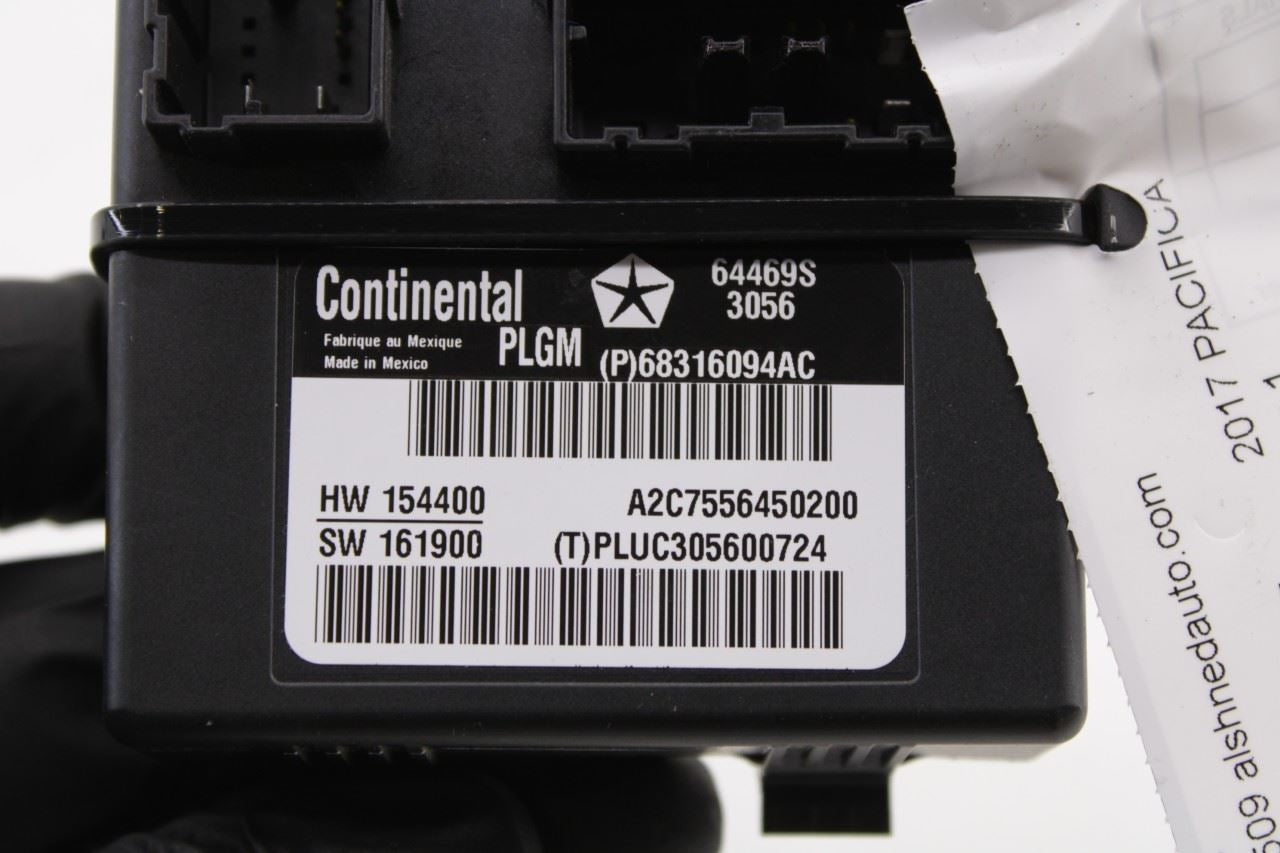 2017-2020 Chrysler Pacifica Limited Power Liftgate Control Module 68316094AC OEM - Alshned Auto Parts