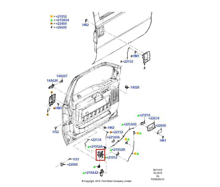 2011-2016 Ford F250 Lariat Front Right Passenger Side Door Lock Latch Actuator - Alshned Auto Parts