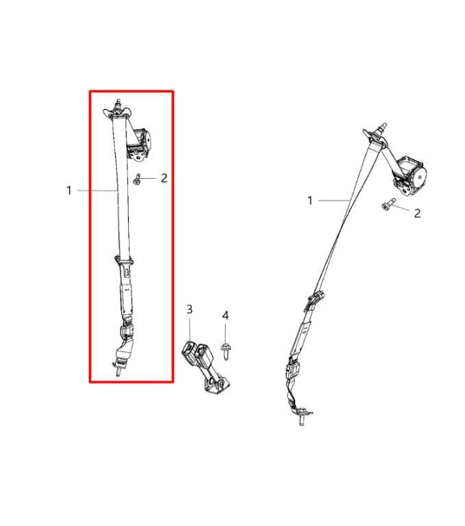 2014-2018 Dodge Durango SXT 3.6L AWD Rear Right Side 3rd Row Seat Belt Retractor - Alshned Auto Parts