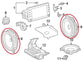 19-25 Toyota Corolla LE Front or Rear Right and Left Door Speaker Set 8616002B401