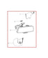 2014-2016 Dodge Durango SXT Interior Inside Rear View Mirror 68144049AE OEM1