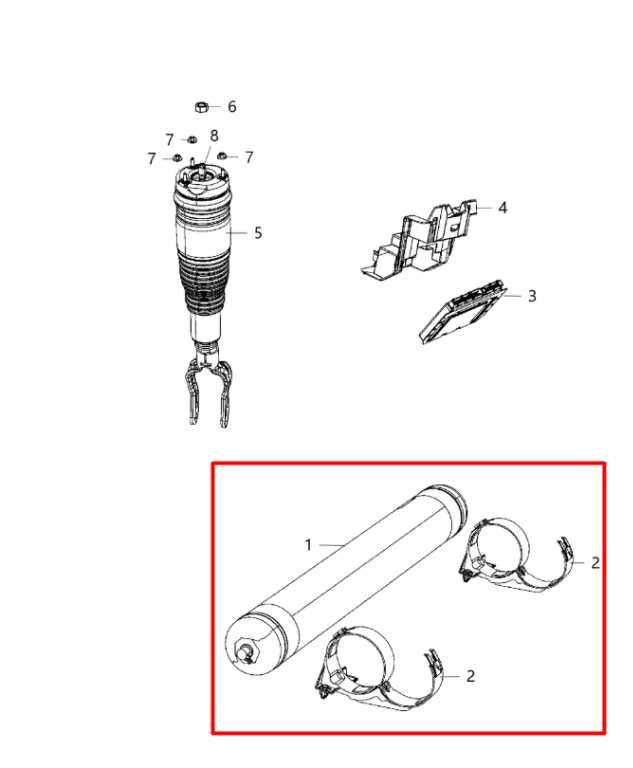 2011-22 Jeep Grand Cherokee Summit 5.7L 4WD Front Air Suspension Reservoir Tank - Alshned Auto Parts