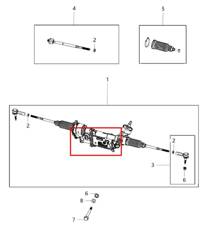 2019-24 Ram 1500 Big Horn 5.7L 4WD Power Steering Electric Rack and Pinion Motor - Alshned Auto Parts