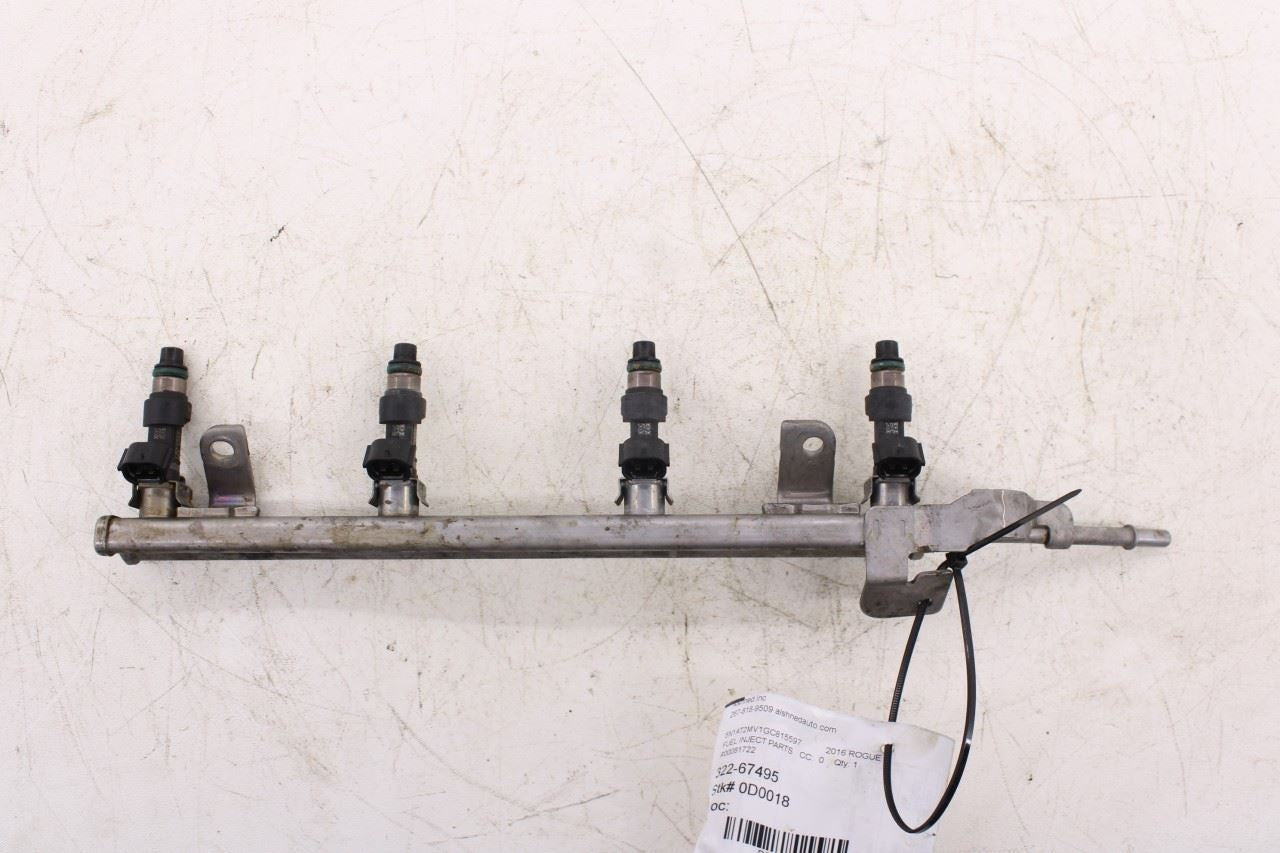 2015-2018 Nissan Rogue SV 2.5L Fuel Rail with Injectors 17520-4BA0A OEM0