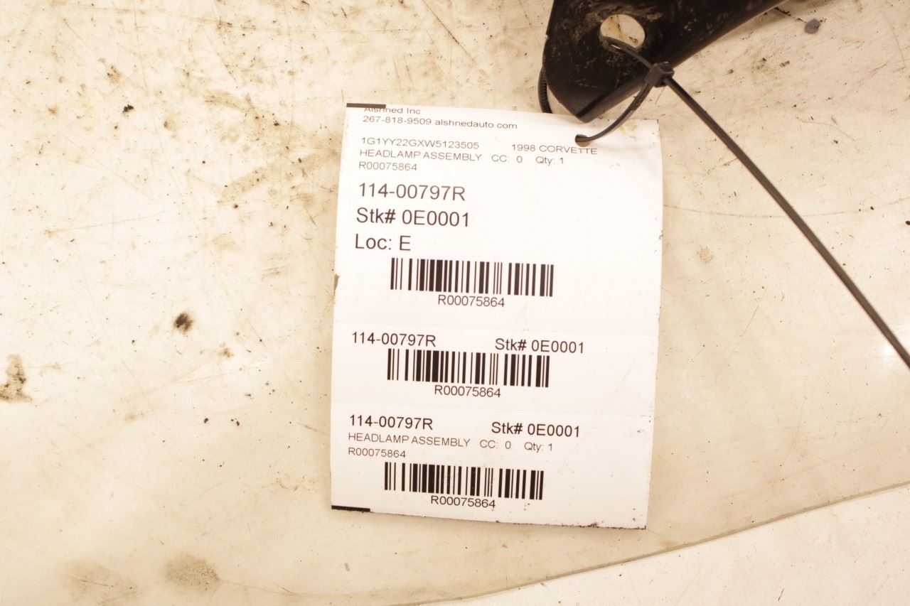 1997-04 Chevrolet Corvette Front Passenger RH Side Headlight Pivot Mount Bracket - Alshned Auto Parts