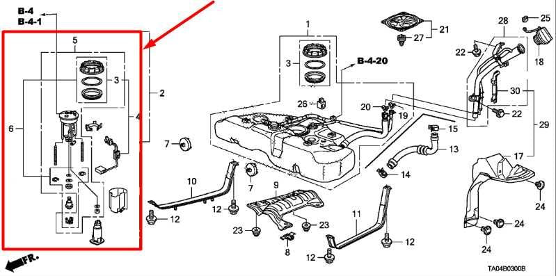 2008-2012 Honda Accord 2.4L Fuel Pump Assembly 17045-TA0-A00 OEM - Alshned Auto Parts