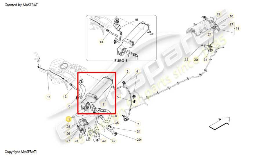 2014-2016 Maserati Ghibli S Q4 3.0L AWD Fuel Vapor Evaporator Emission Canister - Alshned Auto Parts