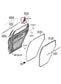 2019-23 Hyundai Santa Fe SEL Rear Left Door C Pillar Applique Molding 83270S1000 - Alshned Auto Parts