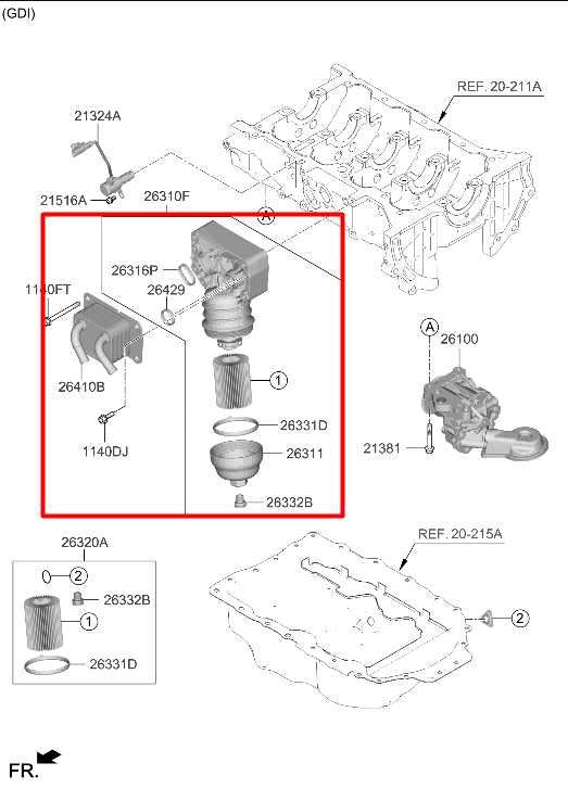 2022-23 Hyundai Tucson SEL 2.5L AWD Engine Oil Cooler w/ Oil Filter 26410-2S010 - Alshned Auto Parts