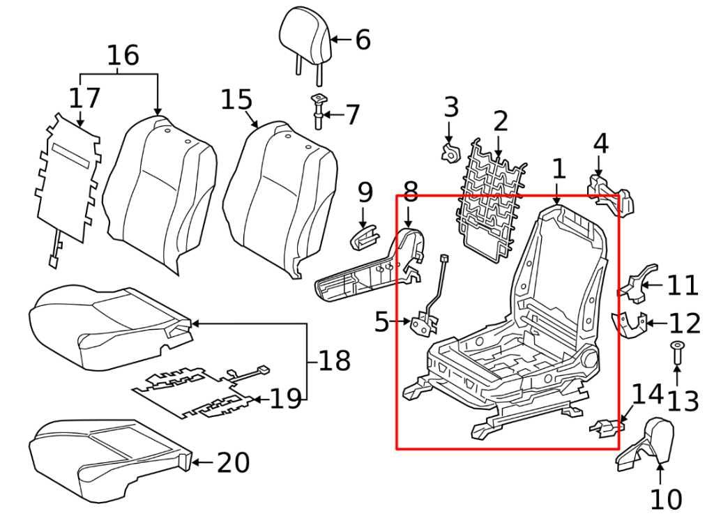 2015-2023 Toyota Tacoma SR5 Front Passenger Right Side Seat Track Frame Assembly - Alshned Auto Parts