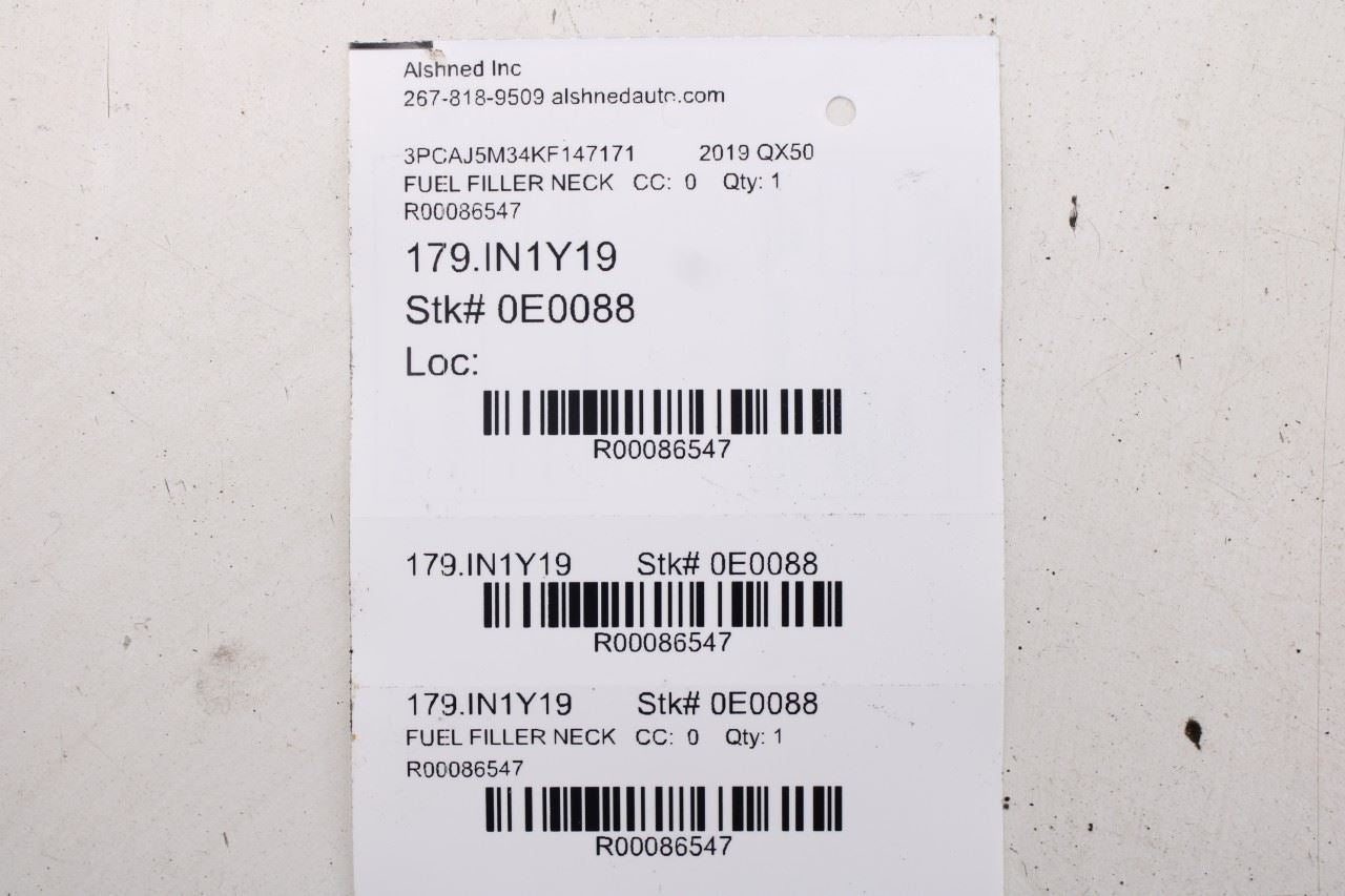 2019-25 Infiniti QX50 Essential 2.0L Fuel Filler Neck Hose Tube Pipe 17221-5NA0A - Alshned Auto Parts
