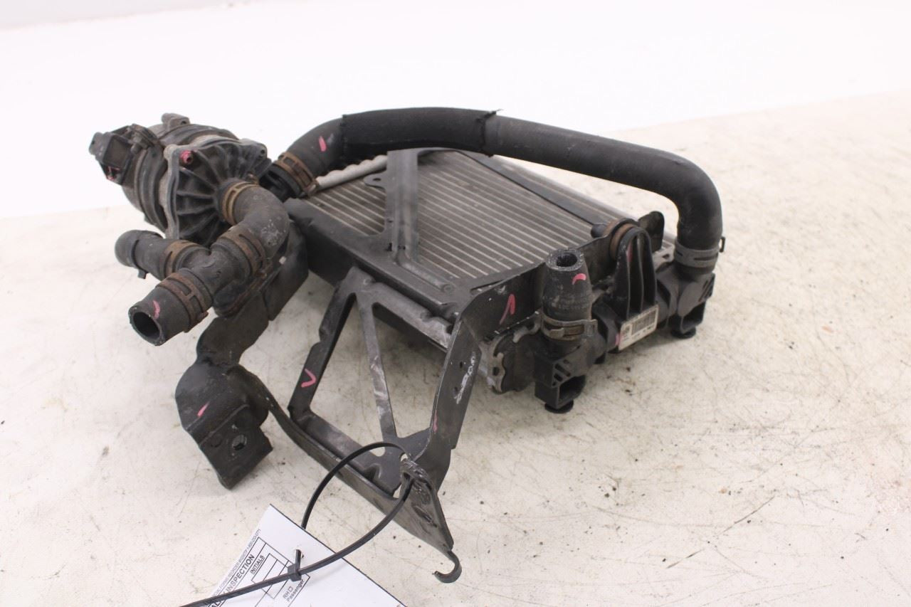 2012-15 Audi A7 Premium 3.0L AWD Auxiliary Left Side Cooling Radiator w/ Bracket9