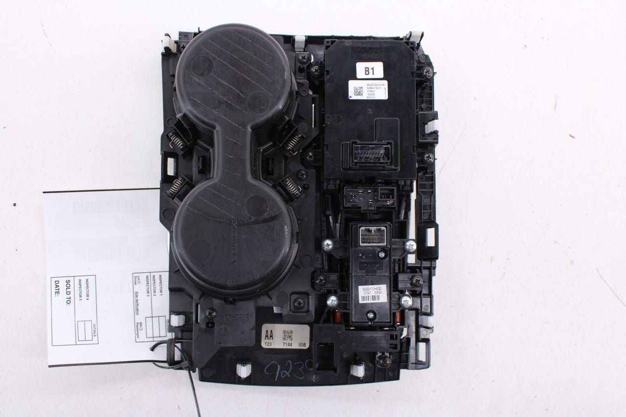 2015-17 Acura TLX Tech Center Console Trim and Gear Select Switch w/ Cup Holder - Alshned Auto Parts