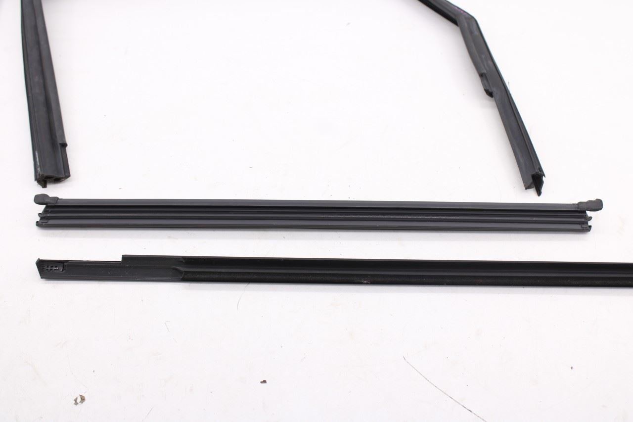 2019-26 Volkswagen Jetta SE Rear Right Door Run Channel w/ Belt Weatherstrip Set - Alshned Auto Parts