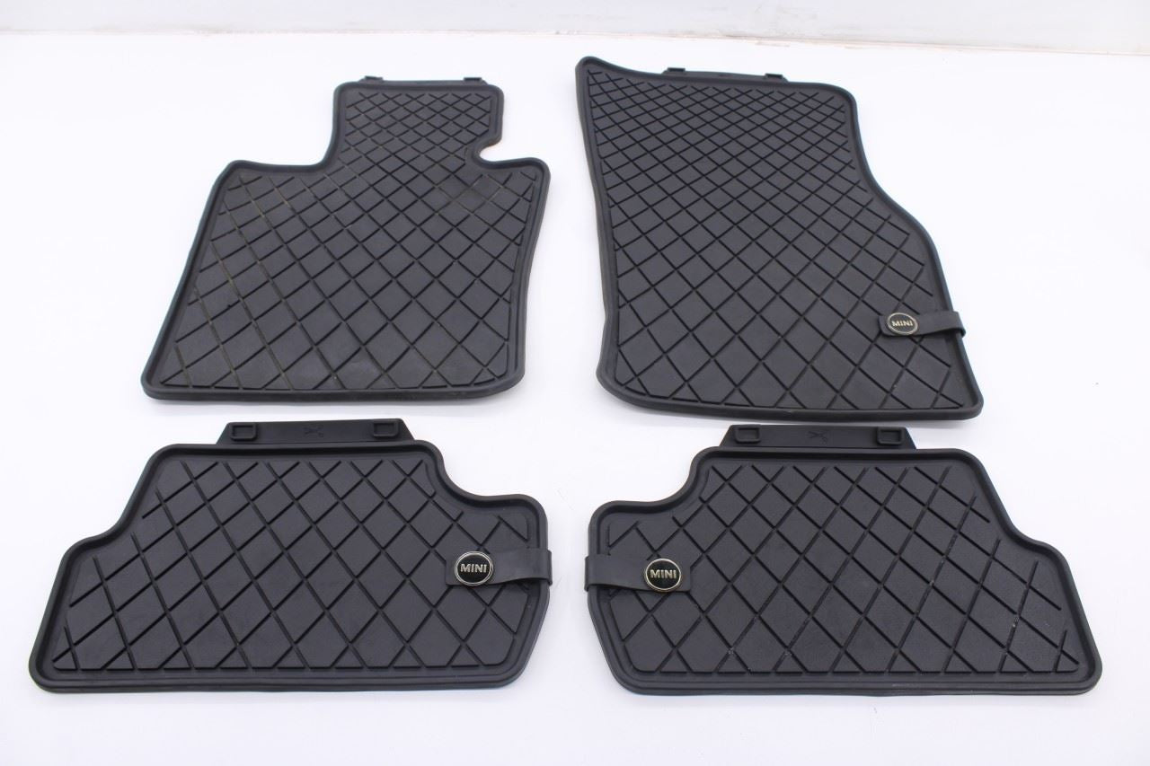 14-24 Mini Hardtop Cooper Front and Rear RH LH All-Weather Rubber Floor Mats Set - Alshned Auto Parts