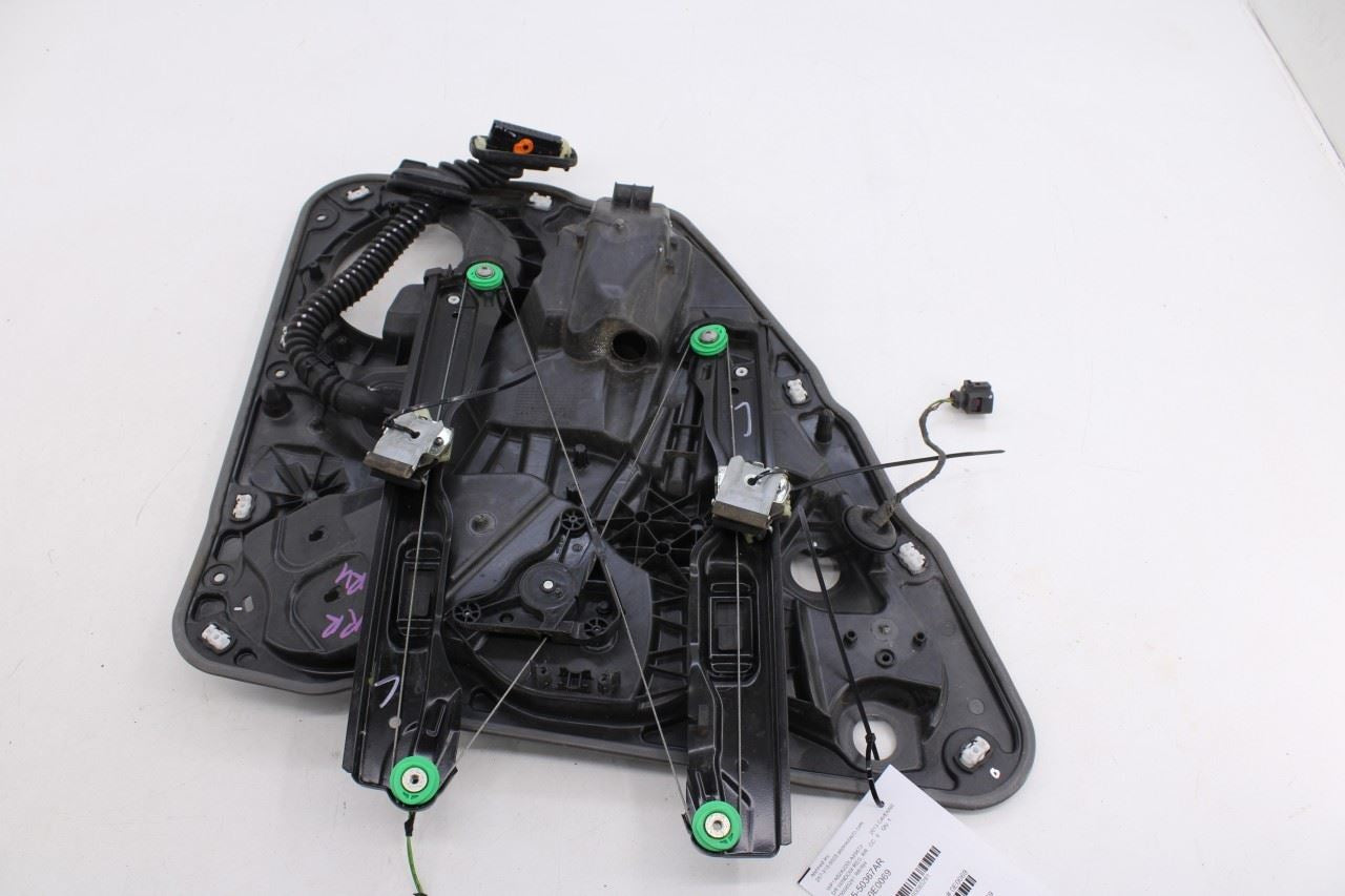 2011-18 Porsche Cayenne S Rear Right Door Window Regulator w/ Carrier and Motor2