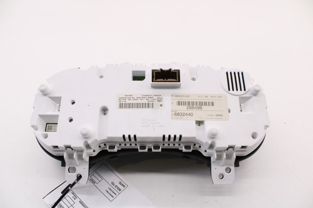 2018 Jeep Grand Cherokee Limited 3.6L Speed Gauge Instrument Cluster 73K Mileage - Alshned Auto Parts