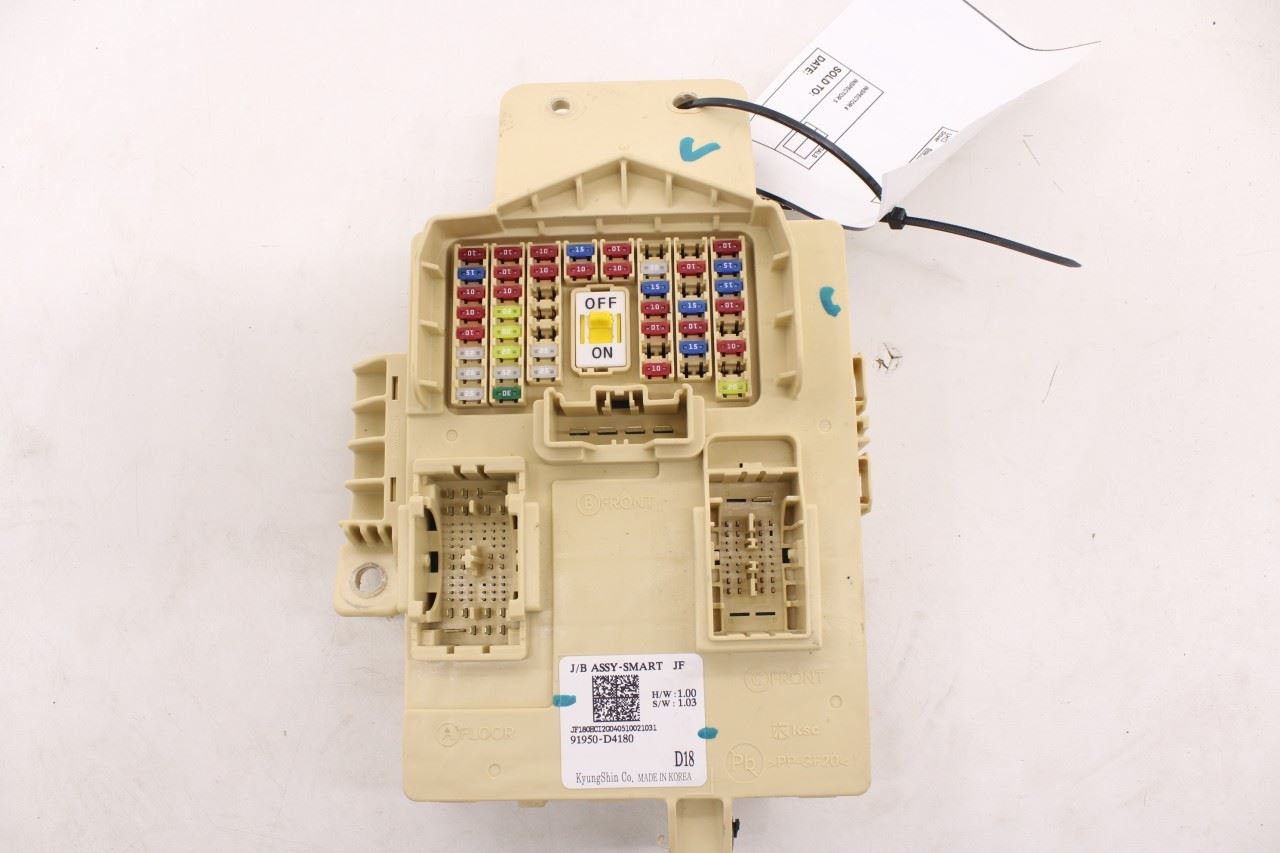 2016-18 Kia Optima EX 2.4L FWD Cabin Instrument Panel Fuse Relay Junction Block - Alshned Auto Parts