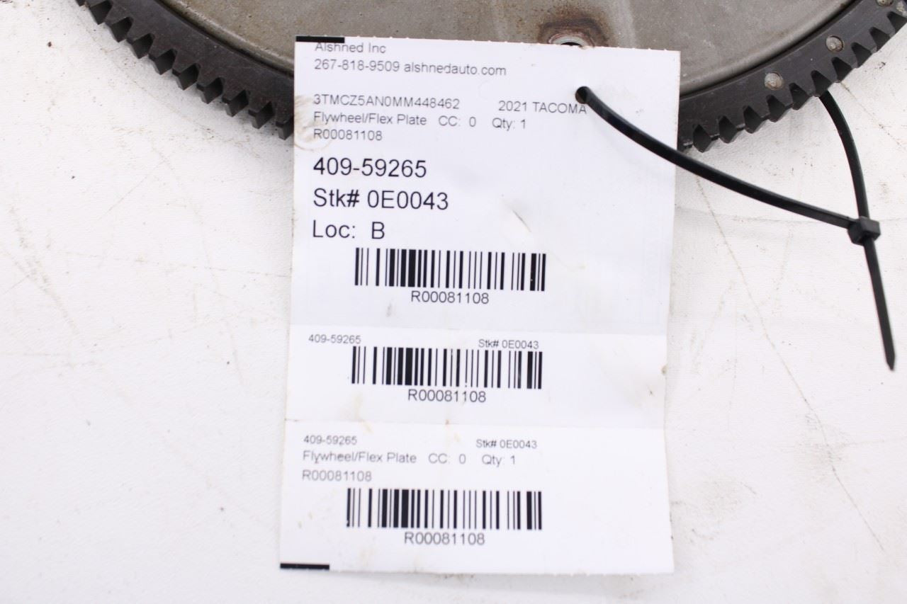 2015-23 Toyota Tacoma SR5 Double Cab 4WD Transmission Flywheel Drive Flex Plate12