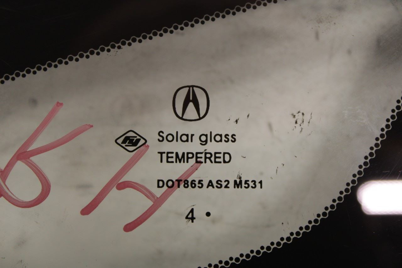 2023-2026 Acura Integra A-Spec Rear Right Passenger Side Quarter Window Glass - Alshned Auto Parts